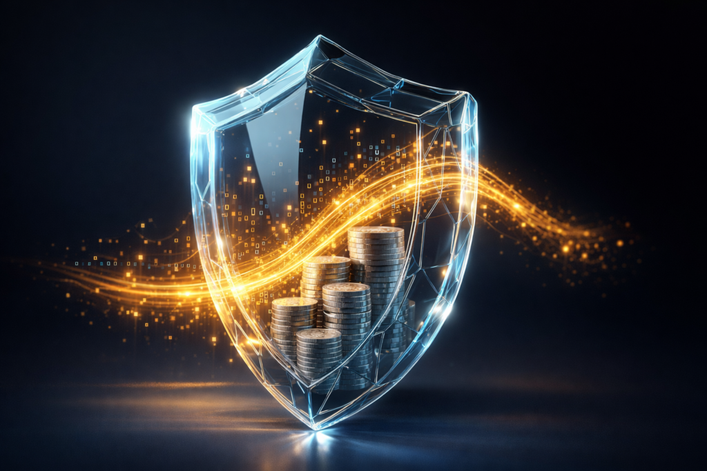 Financial Automation Dashboard showing real-time metrics